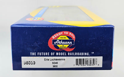 ATHEARN #98039 HO Gauge SD45 'ERIE LACKAWANNA' #3632 (DCC Quick Plug Equipped - 8 pin Manufacturer Specific Decoder)