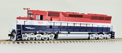 ATHEARN #98039 HO Gauge SD45 'ERIE LACKAWANNA' #3632 (DCC Quick Plug Equipped - 8 pin Manufacturer Specific Decoder)