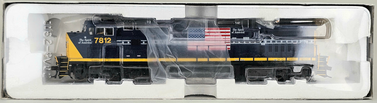 ATLAS HO Scale #7693 Dash 8-40CW Locomotive CSX 'Spirit of America' Running No.7812