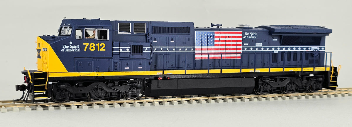ATLAS HO Scale #7693 Dash 8-40CW Locomotive CSX 'Spirit of America' Running No.7812