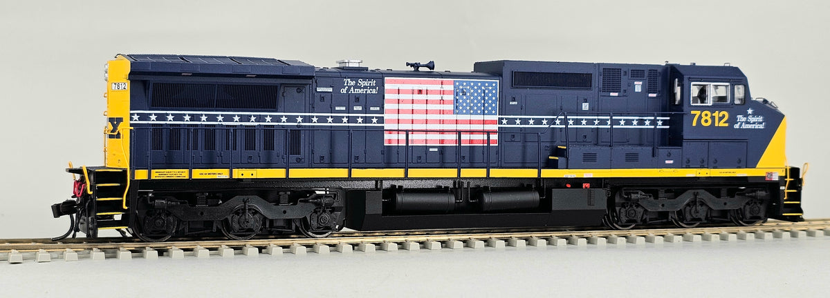 ATLAS HO Scale #7693 Dash 8-40CW Locomotive CSX 'Spirit of America' Running No.7812