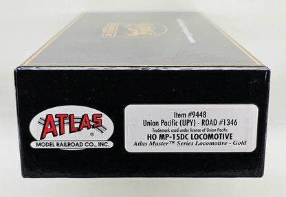 ATLAS #9448 HO Gauge MP-15DC Union Pacific Switcher Locomotive #1346 Master Series Gold (with Decoder and Sound)