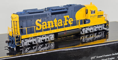 ATLAS Railroad Co. HO Scale Item:7941 Santa Fe (Blue/Yellow Livery) ROAD #4629 SD-26 Locomotive Gold Series - With Decoder and Sound - Chester Model Centre