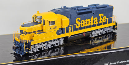 ATLAS Railroad Co. HO Scale Item:7941 Santa Fe (Blue/Yellow Livery) ROAD #4629 SD-26 Locomotive Gold Series - With Decoder and Sound - Chester Model Centre