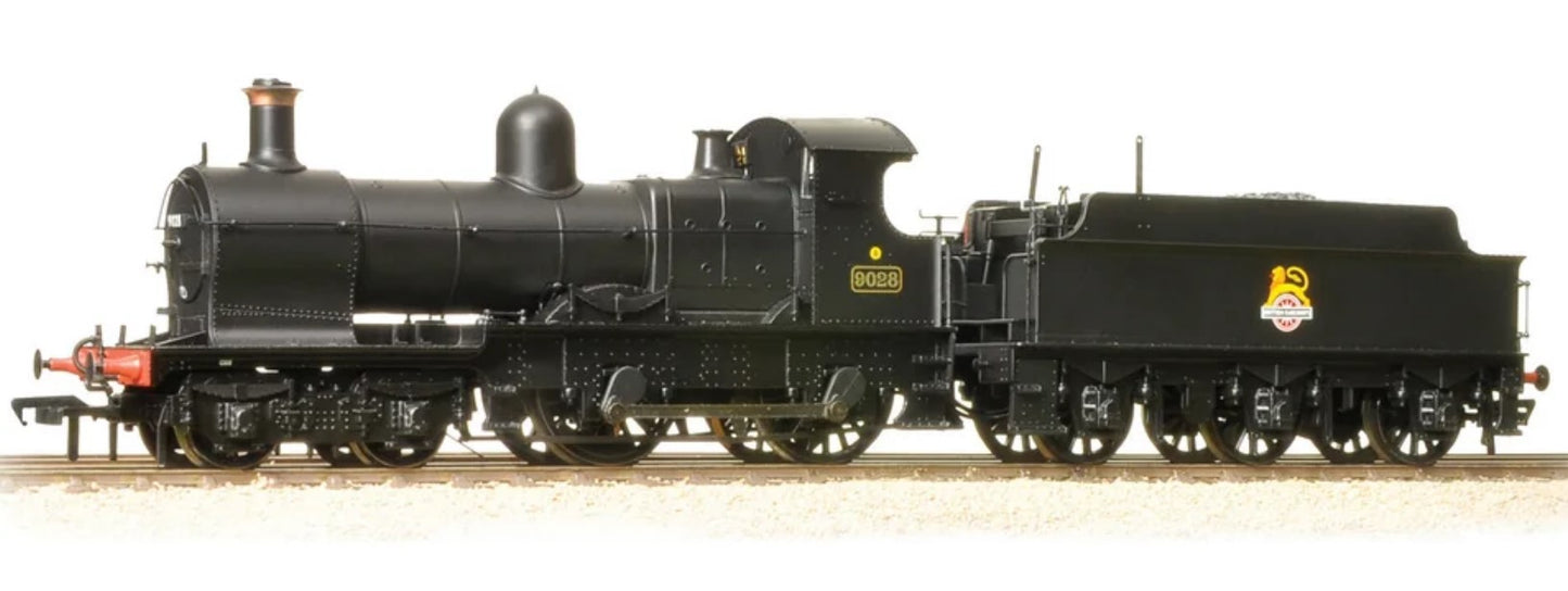 BACHMANN 31-088 - 32xx Earl Class 4-4-0 Dukedog No.9028 BR Black Early Emblem - DCC Ready 21 Pin