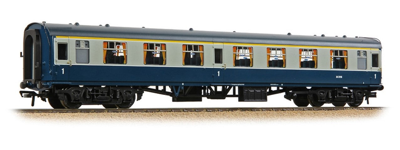 BACHMANN 39-828 BR Mk1 First Open (FO) Coach Blue & Grey
