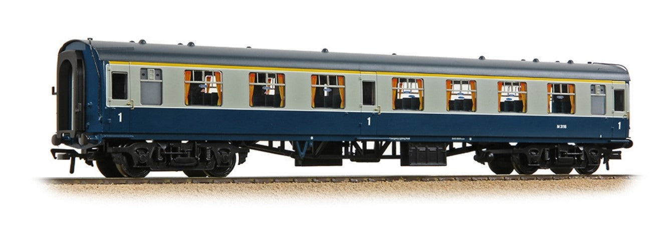 BACHMANN 39-828 BR Mk1 First Open (FO) Coach Blue & Grey