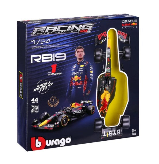 Bburago #18-28506 1/24 Scale Die-Cast Red Bull RB19 2023 #1 Max Verstappen Model Car Kit