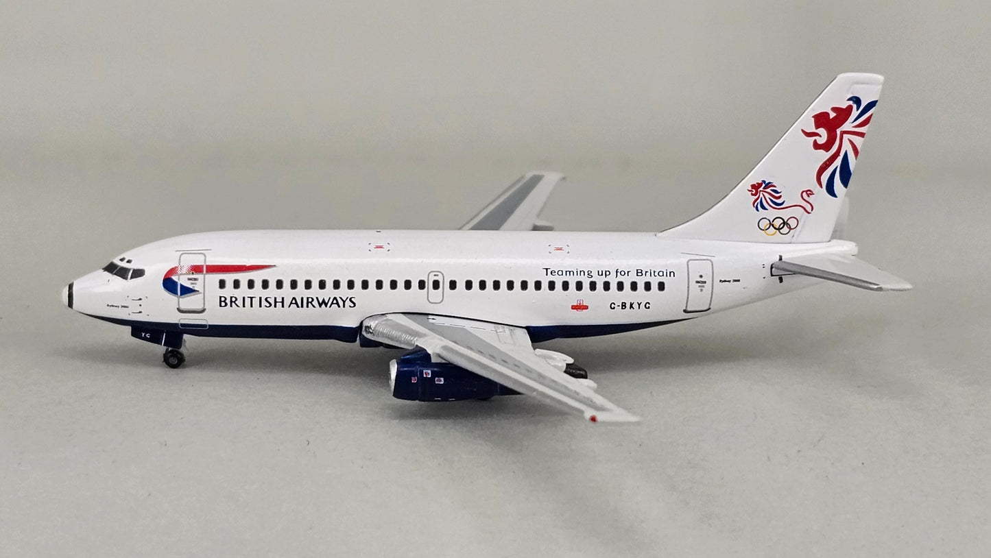 Gemini Jets Limited Edition 1:400 Scale Die-cast Boeing 737-200 'British Airways' Model Aircraft. Reg No. G-BKYG - Chester Model Centre