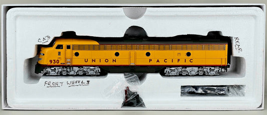 BROADWAY Limited Imports HO Scale 464 - EMD E8A Union Pacific #930 Yellow/Red Livery with Snow Shields (DCC Sound fitted)