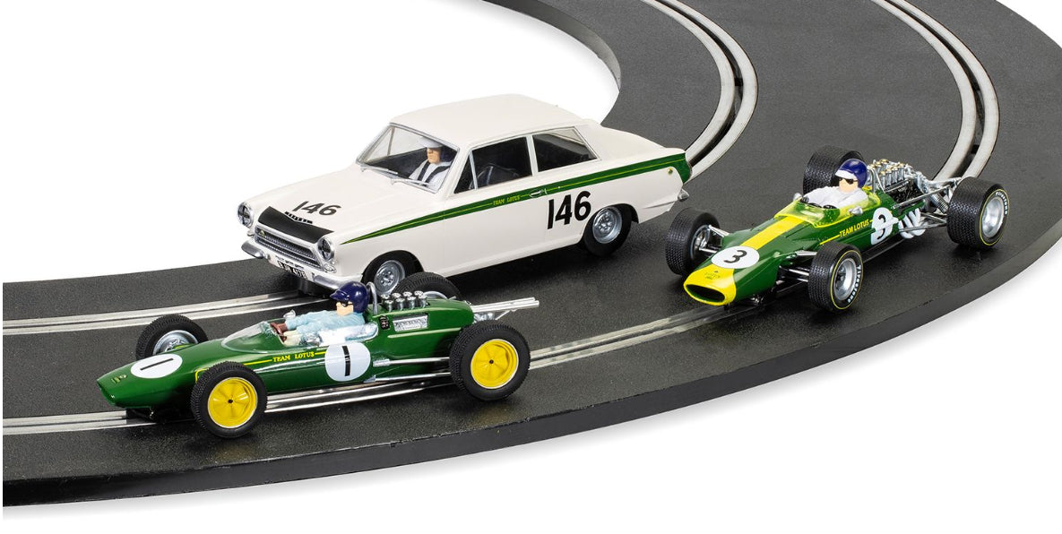 Scalextric C4395A The Legend of Jim Clark Triple Pack - Chester Model Centre