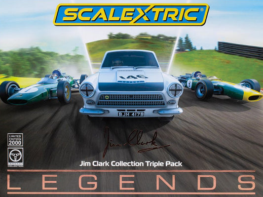 Scalextric C4395A The Legend of Jim Clark Triple Pack - Chester Model Centre