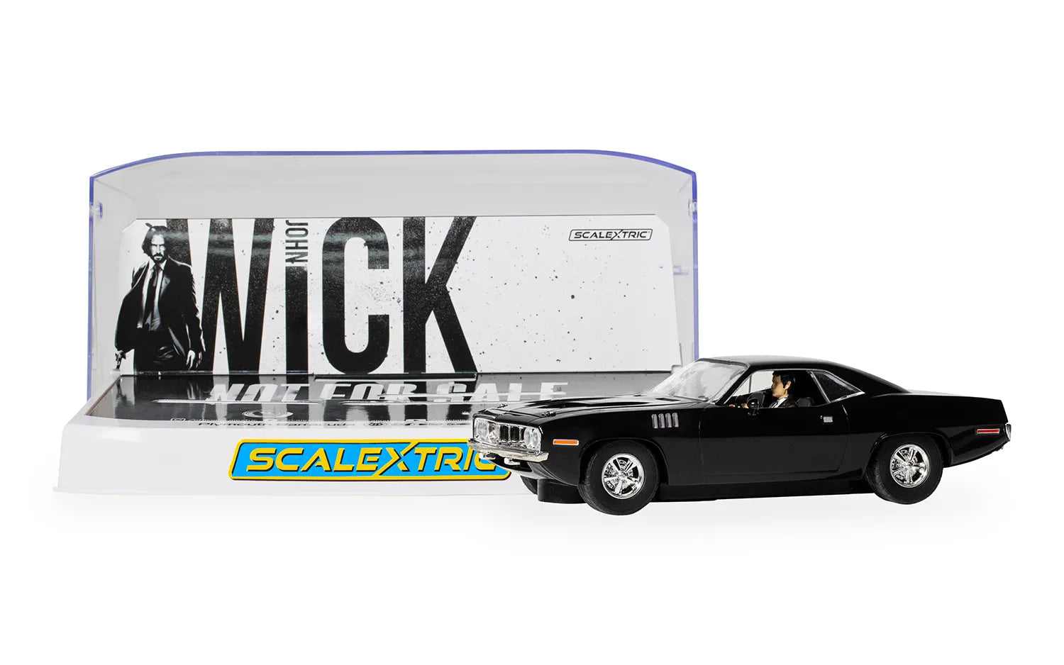SCALEXTRIC C4595 Plymouth Barracuda - John Wick Chapter 4 - Chester Model Centre