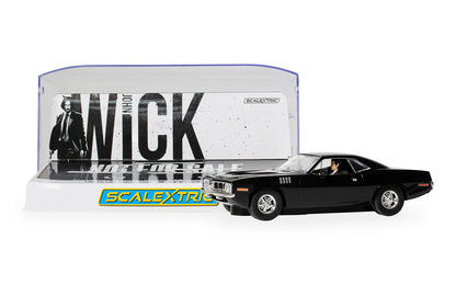 SCALEXTRIC C4595 Plymouth Barracuda - John Wick Chapter 4 - Chester Model Centre