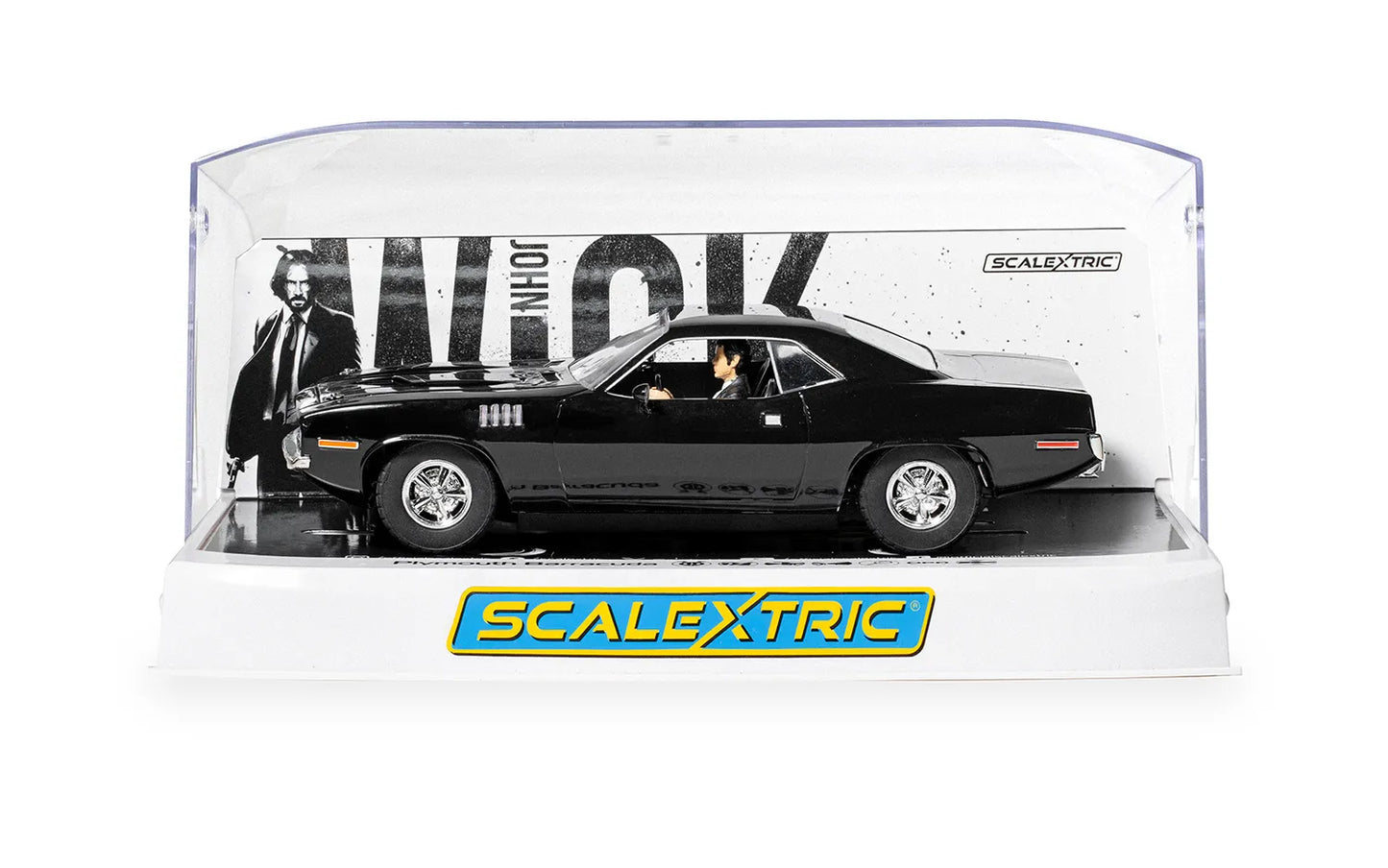 SCALEXTRIC C4595 Plymouth Barracuda - John Wick Chapter 4 - Chester Model Centre