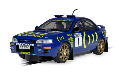 SCALEXTRIC C4612A Colin McRae - Triple Car Pack - Ford Sierra Sapphire RS Cosworth No.27 (1997), MG Metro 6R4 N.3 (2006), Subaru Impreza No.1 (1996)