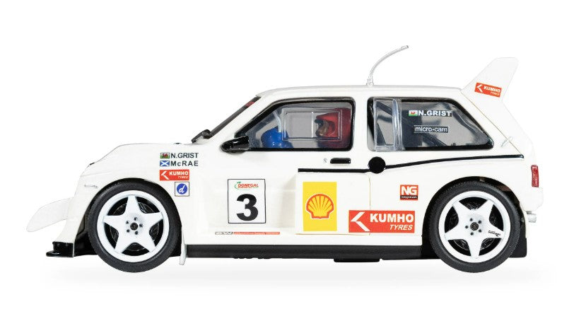 SCALEXTRIC C4612A Colin McRae - Triple Car Pack - Ford Sierra Sapphire RS Cosworth No.27 (1997), MG Metro 6R4 N.3 (2006), Subaru Impreza No.1 (1996)