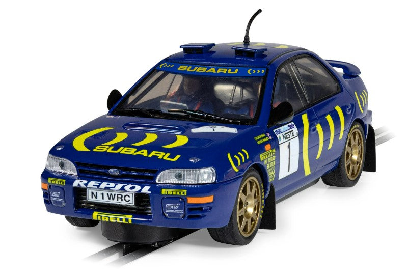 SCALEXTRIC C4612A Colin McRae - Triple Car Pack - Ford Sierra Sapphire RS Cosworth No.27 (1997), MG Metro 6R4 N.3 (2006), Subaru Impreza No.1 (1996)