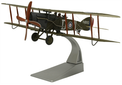 Corgi AA28801 Die-cast 1/48 Scale BRISTOL F2B Fighter D8063, RAF No.139 Squadron 'ROYAL FLIGHT' Major William Barker, Villaverla Aerodrome, Italy, Sept 1918