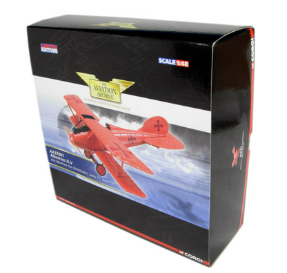 Corgi AA37801 Die-cast 1/48 Scale Albatros Flugzeugwerke Albatros D.V Imperial German Army Air Service Ritt Manfred Von Richthofen, German Air Force, Jasta 11, June 1917