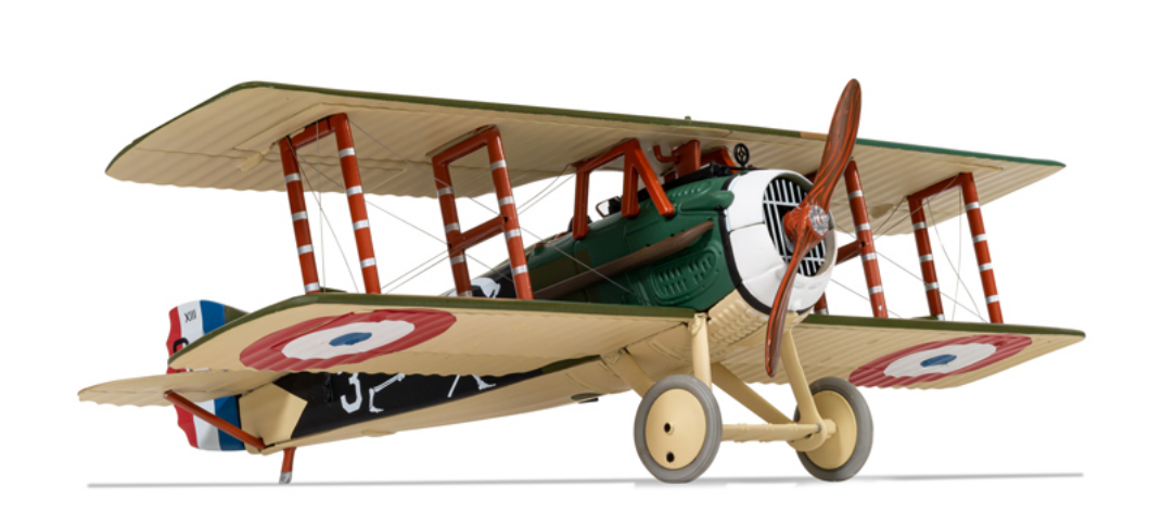 Corgi AA37909 Die-cast 1/48 Scale SPAD XIII 'White 3', Sous-Lieutenant Pierre Marinovitch, Escadrille SPA 94, 'The Reapers', Western Front, Late 1918. Youngest French Air Ace of WW1