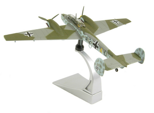 Corgi AA38503 Messerschmitt Bf 110C-4 Luftwaffe A2+AL ZG52, late 1940 - Chester Model Centre