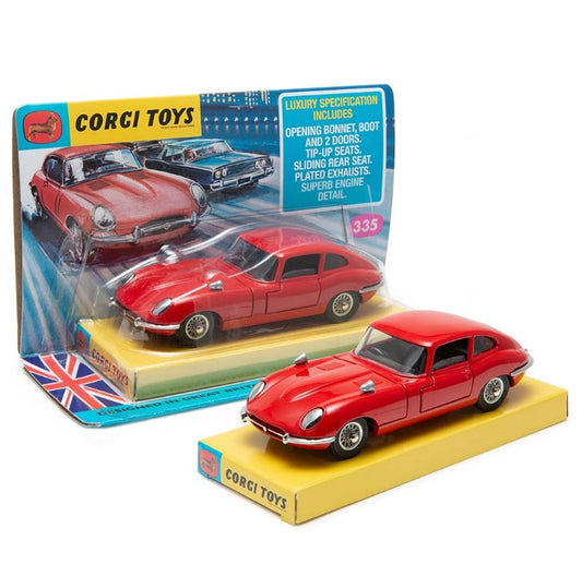CORGI (CD54321012) - 335 JAGUAR E Type 4.2 Litre 2+2 Red