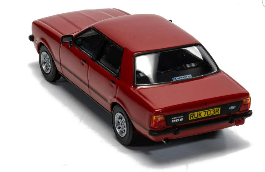 CORGI VA11919 1:43 Scale Die-Cast Ford Cortina MK4 2.0S Venetian Red - Chester Model Centre