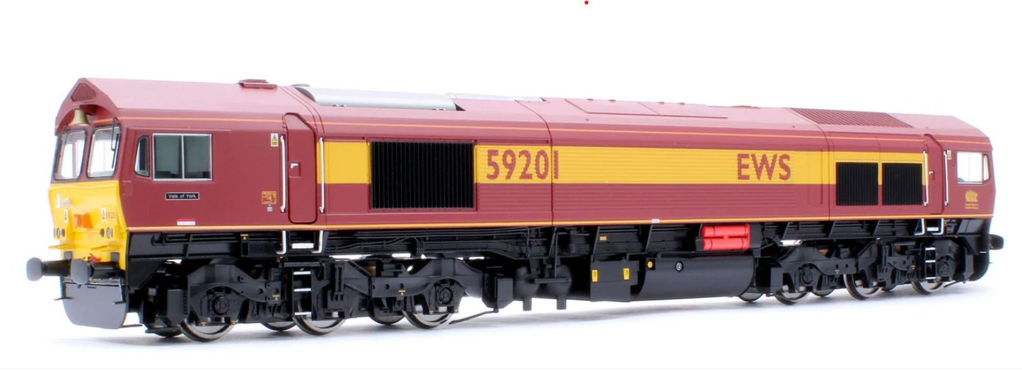 DAPOL 4D-005-005S OO Gauge Class 59 (59201) EWS 'Vale Of York' DCC Sound Fitted - Chester Model Centre