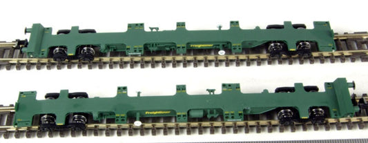 DAPOL NB-062H N Gauge Spine Wagon (Pair) - FREIGHTLINER Livery No's 640354 & 353 - Chester Model Centre
