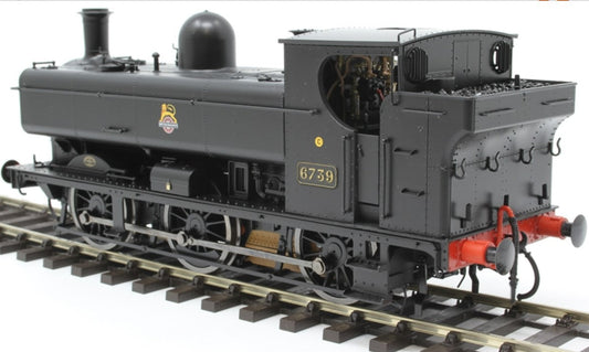 DAPOL 7S-007-008 Class 57xx Pannier 6739 BR Black Early Crest DCC Ready 21 Pin Socket - Chester Model Centre