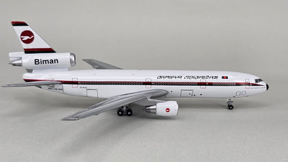 Gemini Jets Limited Edition 1:400 Scale Diecast 'Biman' DC-10 Series 30 McDonnell Douglas Bangladesh Airlines Model Aircraft. Reg No. S2-ACQ tem Number: GJBBC353 - Chester Model Centre