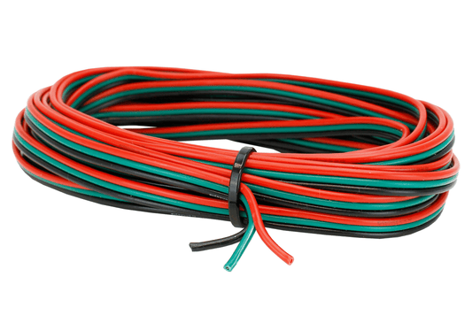 DCC Concepts DCD-RGB 3-Wire RGB Ribbon (5m) - Chester Model Centre