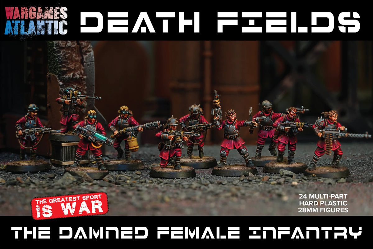 Wargames Atlantic Death Fields The Damned Female Infantry