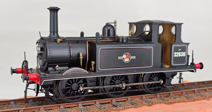 DAPOL 7S-010-011 Terrier A1X BR Lined Black Late Crest No.32636 DCC Ready - 21 Pin - Chester Model Centre