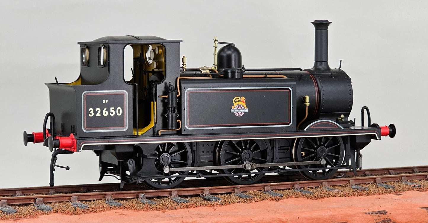 DAPOL 7S-010-012 BR Terrier A1X Lined Black Early Crest No.32650 Ex: IOW Fishbourne DCC Ready (21 Pin) - Chester Model Centre