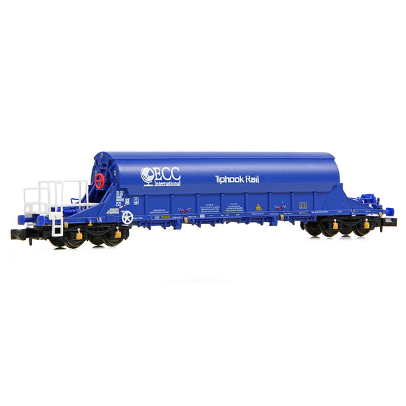 EFE Rail N Gauge E87524 PBA Tiger Wagon TRL 33 70 9382 069 ECC Blue - Chester Model Centre