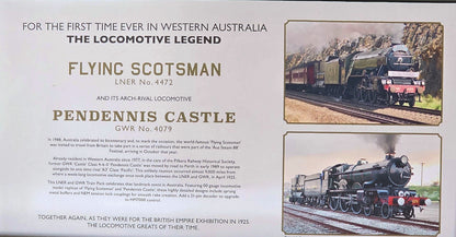 HORNBY R30465 LNER - Flying Scotsman & GWR - Pendennis Castle (Australian Tour) - Train Pack - DCC Ready 21 Pin - Chester Model Centre
