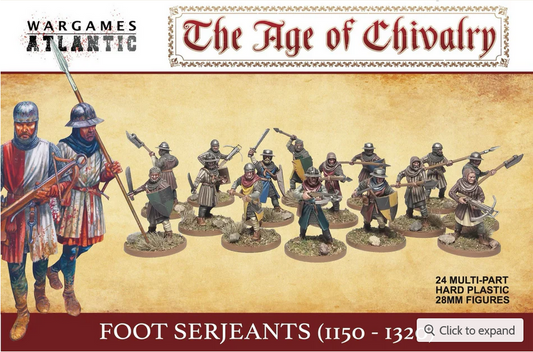 Wargames Atlantic Foot Serjeants - Chester Model Centre