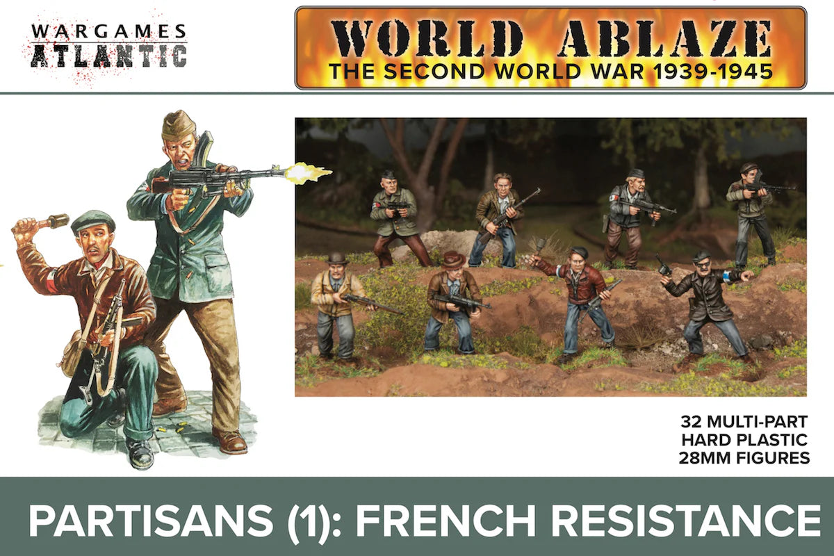 Wargames Atlantic World Ablaze Partisans (1): French Resistance