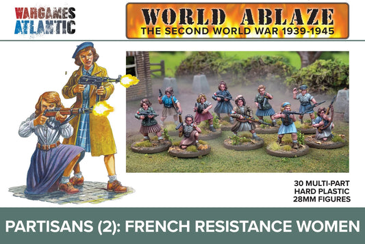 Wargames Atlantic World Ablaze Partisans (2): French Resistance Women