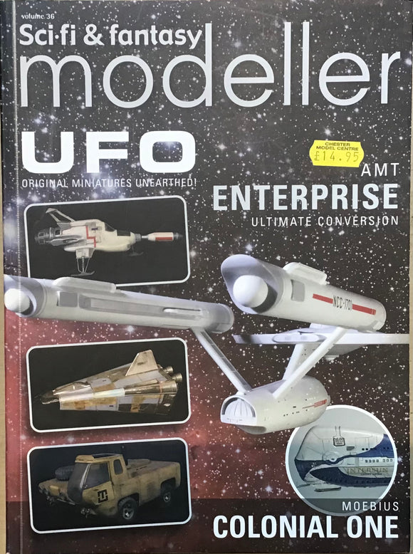 Sci-fi Fantasy Modeller 36: UFO Moebius Colonial One by Happy Medium Press - Chester Model Centre
