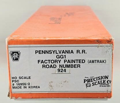 IRON HORSE MODELS - HO Scale #16956-2 Pennsylvania Railroad GG1 Amtrak No.924 (DC)