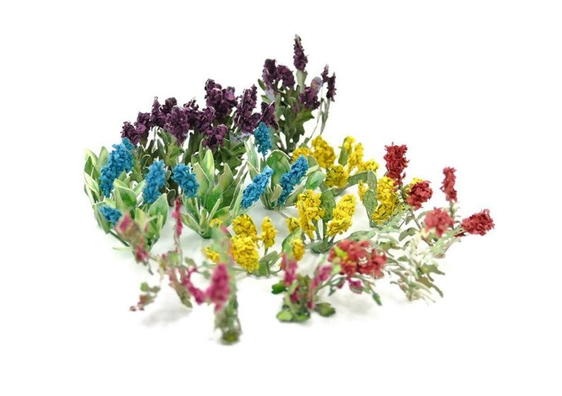 Gaugemaster OO Scale GM1640 Garden Flowers - Pack of 17