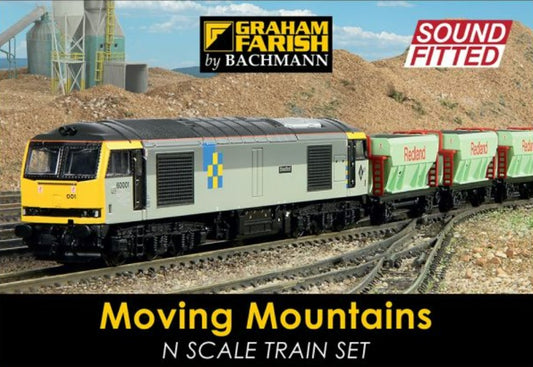 Graham Farish 370-221SF Moving Mountains N Scale Train Set Sound Fitted - Chester Model Centre