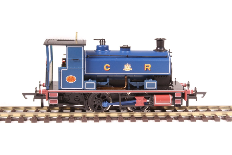 Hattons Originals H4-AB14-004 Andrew Barclay 0-4-0ST 14" 1863 in Caledonian Railway lined blue - DCC Ready (6-pin socket) - Chester Model Centre