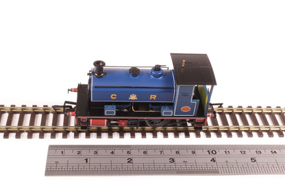 Hattons Originals H4-AB14-004 Andrew Barclay 0-4-0ST 14" 1863 in Caledonian Railway lined blue - DCC Ready (6-pin socket) - Chester Model Centre