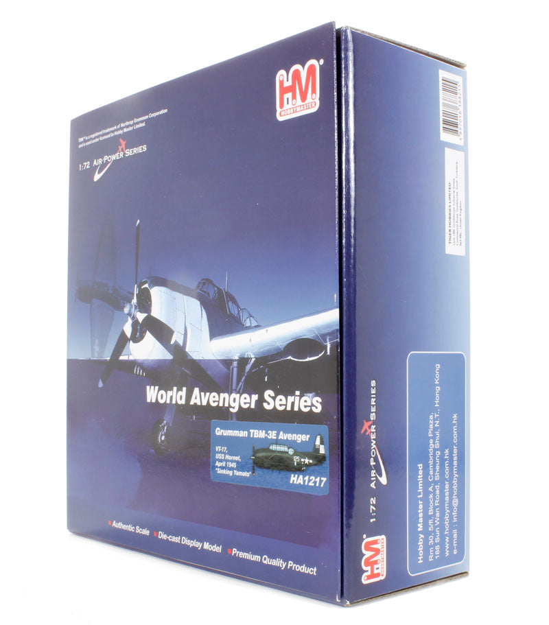 HobbyMaster Grumman TBM-3E Avenger HA1217 - Chester Model Centre