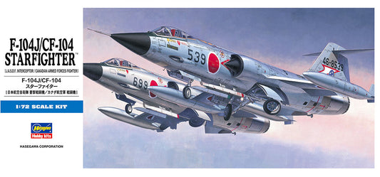 Hasegawa HAD16 1:72 Lockheed F-104J/Canadair CF-104 Starfighter