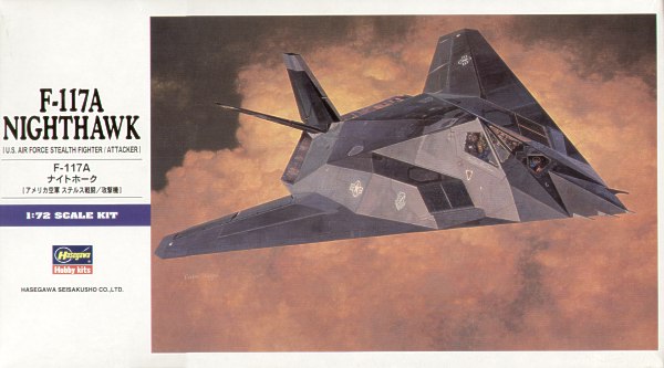 Hasegawa HAE1 1:72 Lockheed F-117A Nighthawk